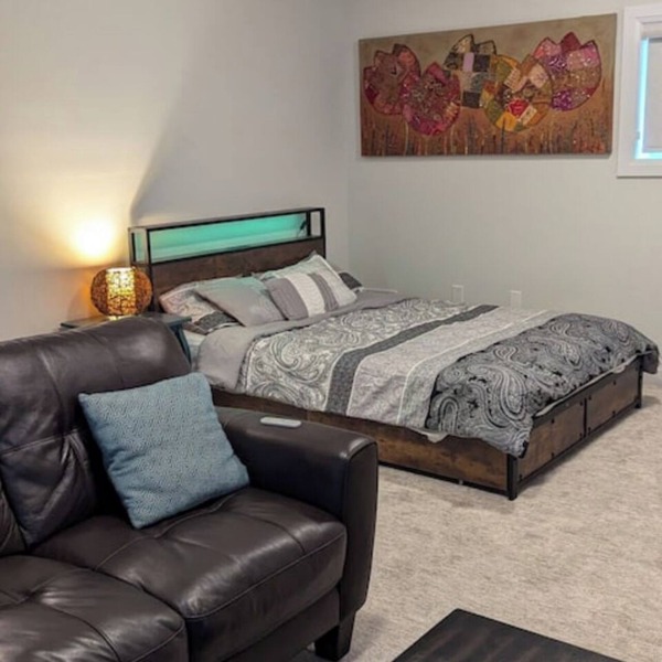 Spacious walk out Basement.