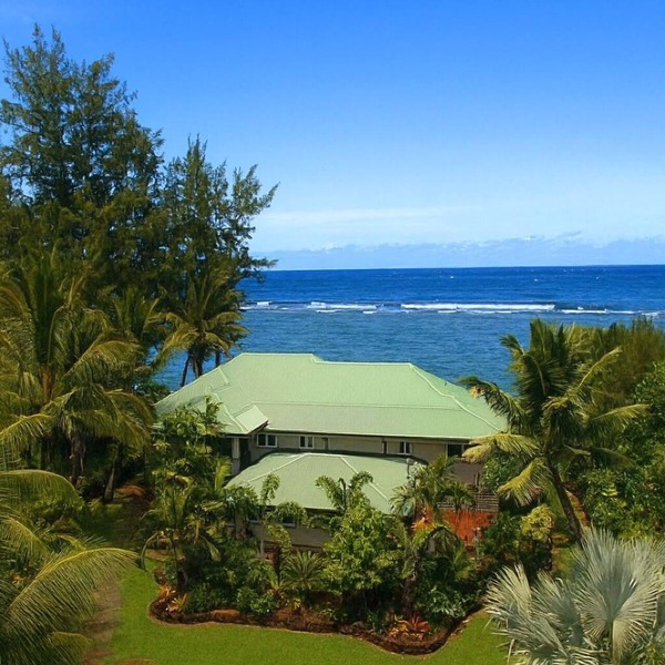 Spectacular Beachfront Home North Shore Haena Tropical Immersion TVNC#1116