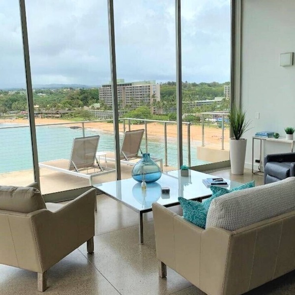 Spectacular Oceanfront Penthouse, AC, Sleeps 6