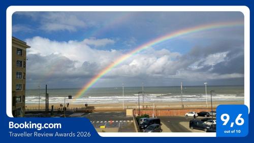 Splendid Seaview - Ostend Luxury Studio 4 persons at beach and sea