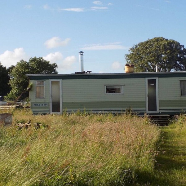 Static caravan at Fernhill Farm