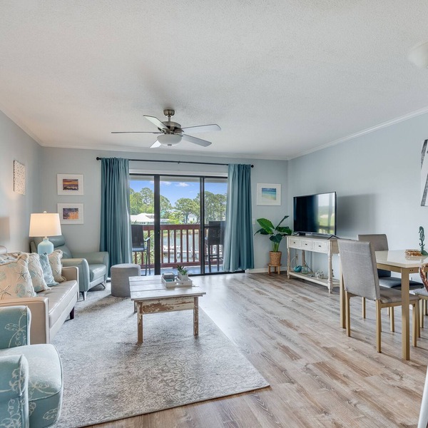 Steps from Beach, 3bed 3bath, Sleep 6, Sunrise Water View, Monthly Rates