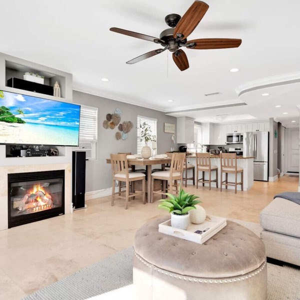Steps from Beach: Stylish Getaway