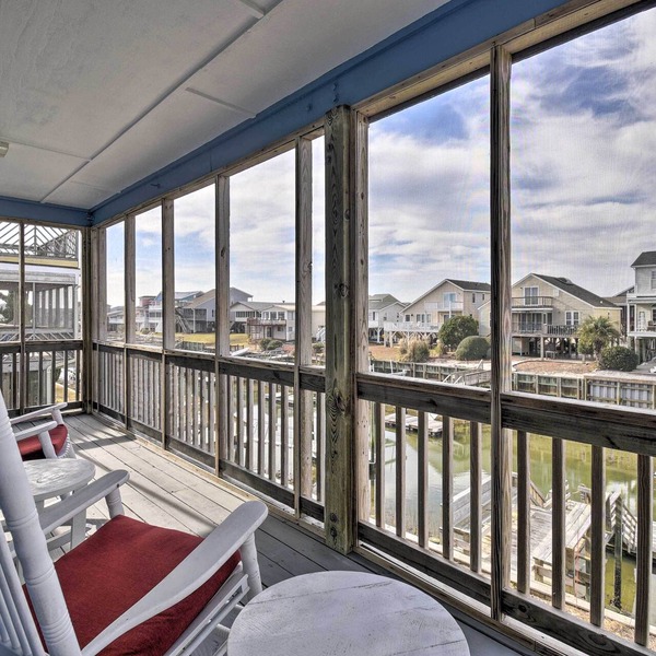 Steps to Sunset Beach: Canal-Front Home w/Dock!
