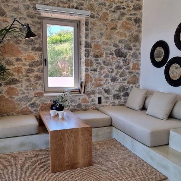 Stone build Suite with private small pool