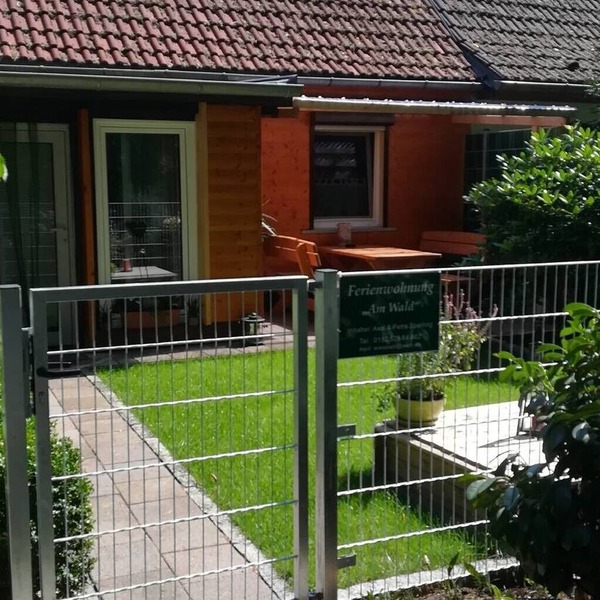 Studio Apartment 'Ferienwohnung Am Wald' with Private Terrace, Private Garden and Wi-Fi