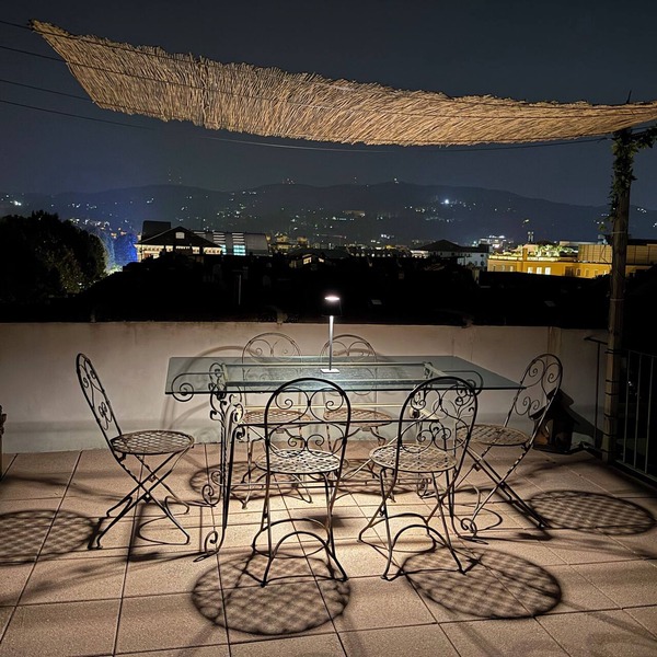 studio apartment with terrace to 360 ° of the city