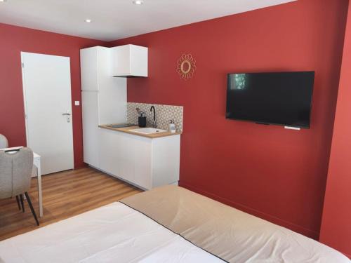 Studio au calme avec parking privé