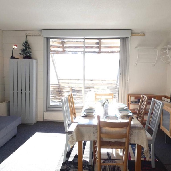 Studio cabine 6 pers. avec balcon, exposé sud, Club Engaly II - FR-1-457-241