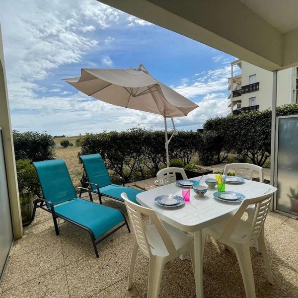 Studio/Cabine Mer 4 Pers: Terrasse, Près Plage, Garage Privé, Tout équipé, St-Jean-de-Monts - FR-1-224C-70