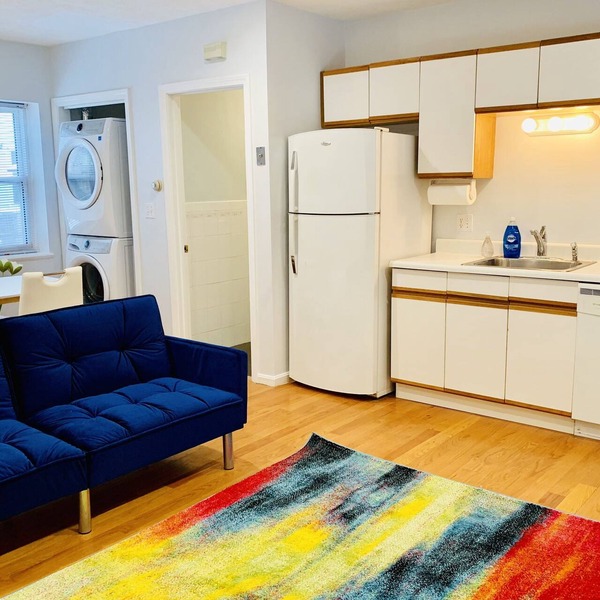 Studio Condo *parking* 3-minute walk to subway: Harvard,MIT,Lesley,Tufts,Boston