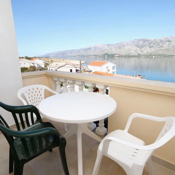 Studio flat with terrace and sea view Vinjerac, Zadar (AS-3248-j)