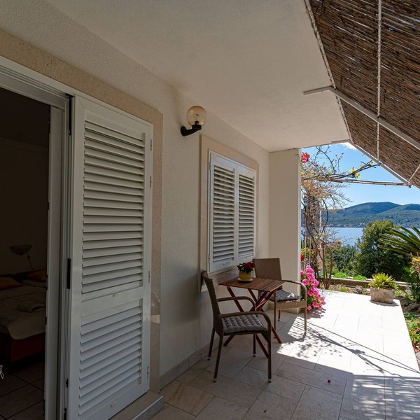 Studio flat with terrace and sea view Viganj, Pelješac (AS-19391-a)
