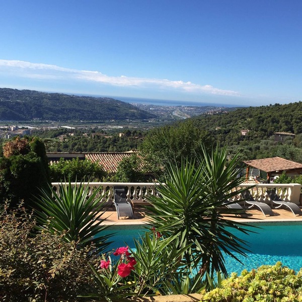 STUDIO INDEPENDENT POOL VILLA (4 PEOPLE) FRENCH RIVIERA NICE - PANORAMIC SEA VIEW