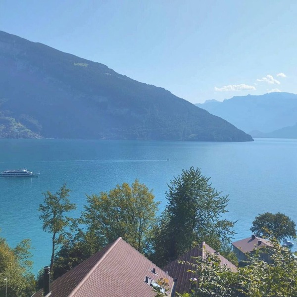 Studio mit Aussicht fast bis nach Interlaken/free WIFI/Parking