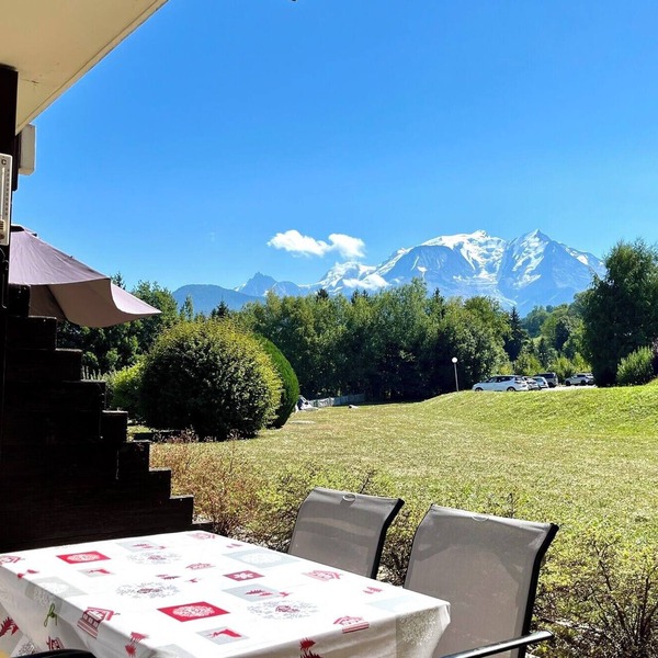 Studio with Mont Blanc view, ideal for 4 people
