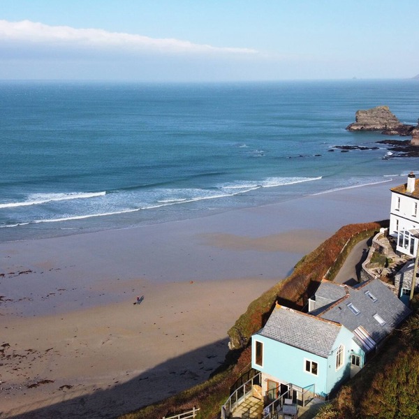 Stunning front line Beach House with incredible sea views, parking & garden