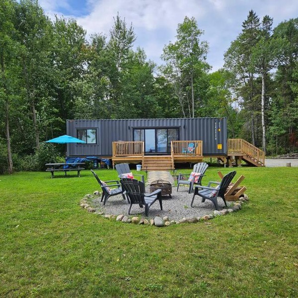Stunning Modern Container Home on Golden Lake
