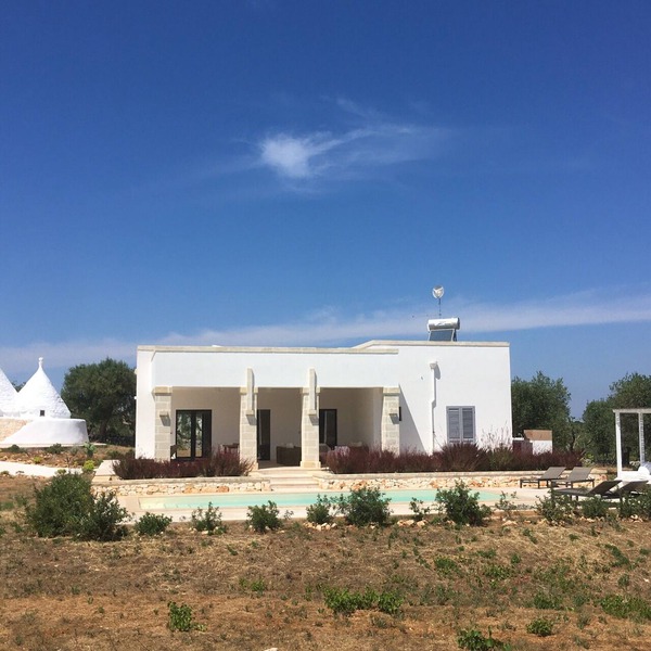 Stunning Three cone Trullo and Contemporary Villa with private saltwater pool