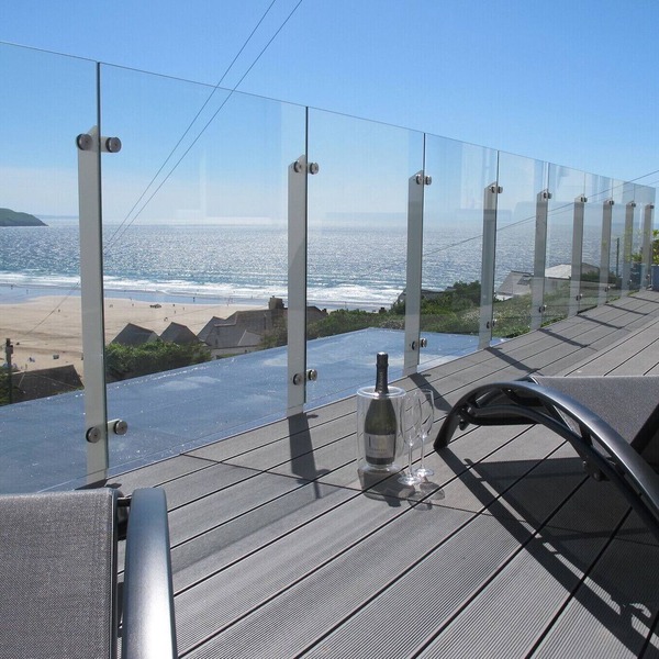 Stunning views from large balcony and modern beautiful contemporary apartment