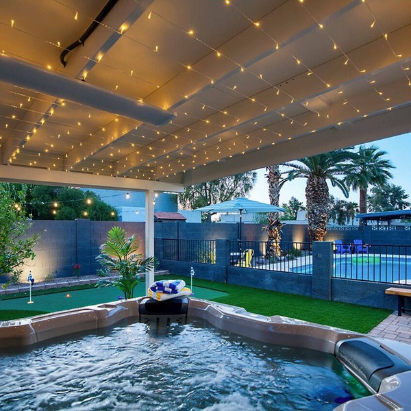 Sunny Poolside Getaway - Glow Golf/Hot Tub/Pool