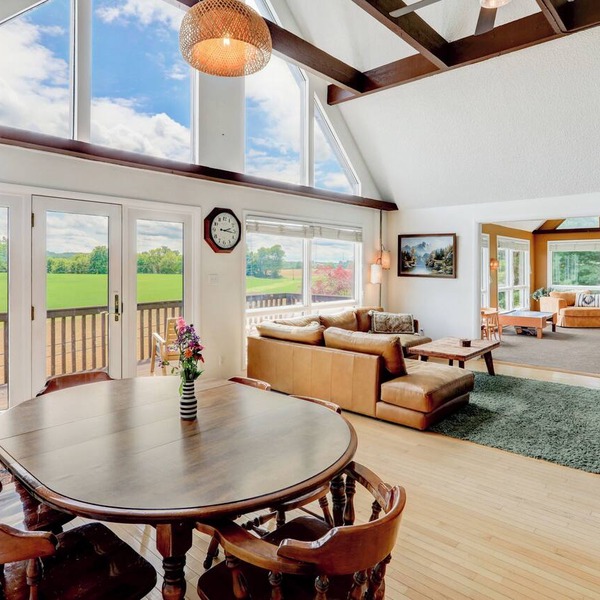 Sunny & Spacious A-Frame with Private Pool and Panoramic Amish Country Views