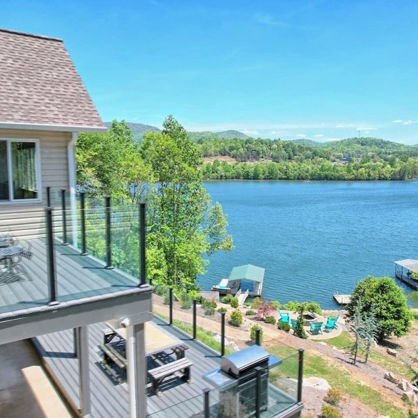 Sunnyside Shores by Chatuge Home Concierge | Lakefront · Private Dock w/Covered Boat Slip · Deep Water Year-Round · Hot Tub · Firepit · Grill