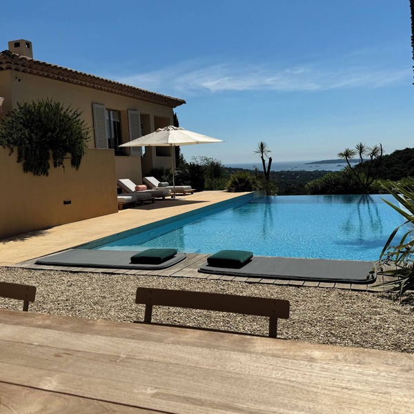 Superb villa with pool and exceptional vue, Golf of Staint-Tropez