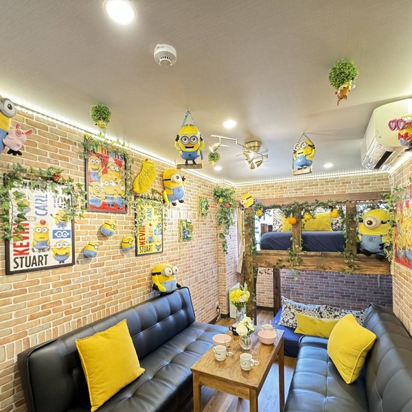 Support for 8 persons! A fun room with Minions on the rampage! Kyocera Dome 9 min, USJ 20 min, 2 stations to Namba / Dotonbori / Only 4 min from Taisho station to the room (3 min from Taisho subway station)