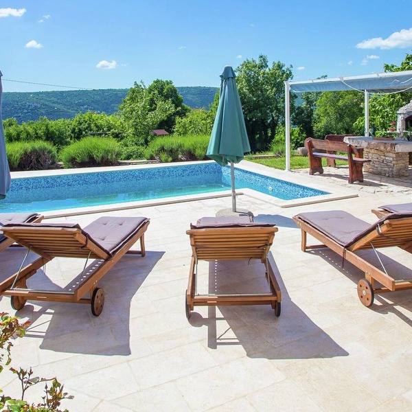Surrounded by beautiful Mediterranean vegetation and the crystal clear sea