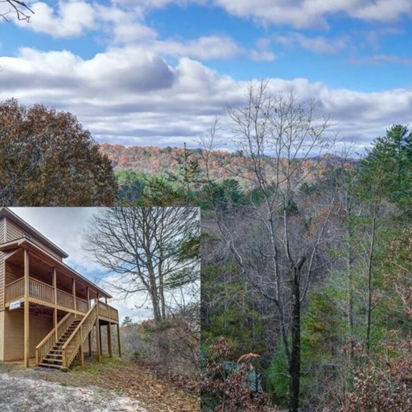 Take in Stunning Views in this Lovely Pet Friendly Smokey Mountains Chalet