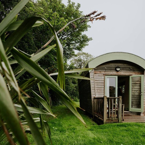 'The Arc' Self-contained eco hut, Nr St Ives, Cornwall