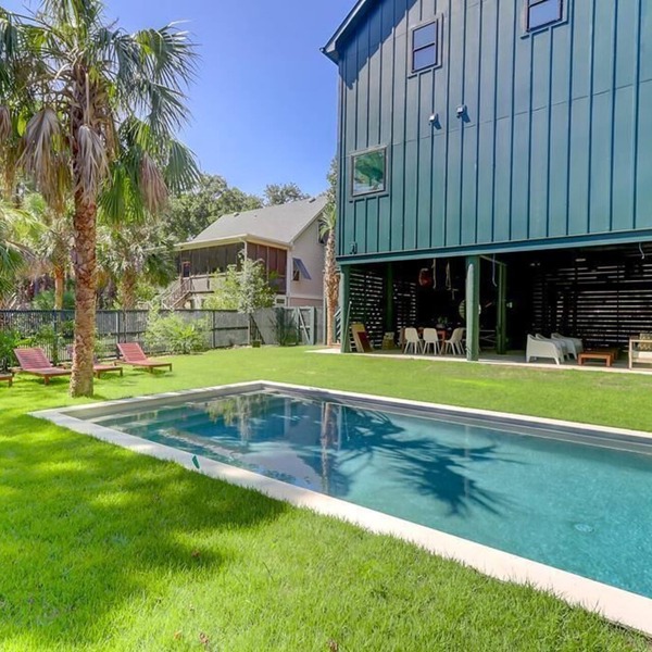 The Fish! Most Unique High-End Luxury Rental w/Private Pool On Folly Beach!