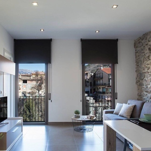 The Raval de Ripoll, Apartamento moderno con vistas al río y a la muralla