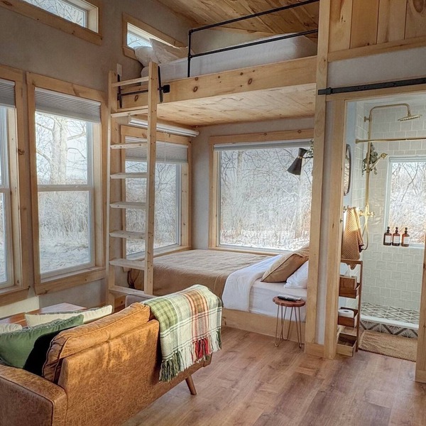 The Stead- A tiny home on an Alpaca farm in the beautiful Mohawk Valley.