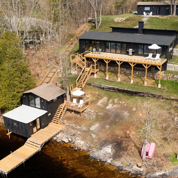 The Thunderbird: 3 Cabins on This Water Front Property Designed by Hgtv Designer