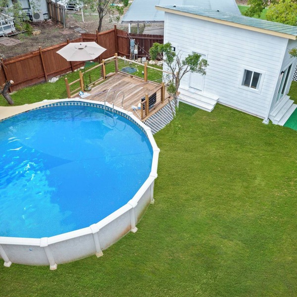 The Tiny Oasis: Luxe Stay with Deck & Private Pool