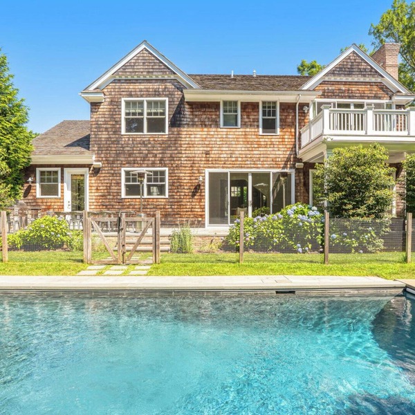 Timeless Hamptons style Beach Home, heated saltwater pool, expansive deck,.