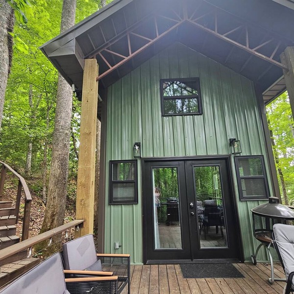 Tiny home in the trees