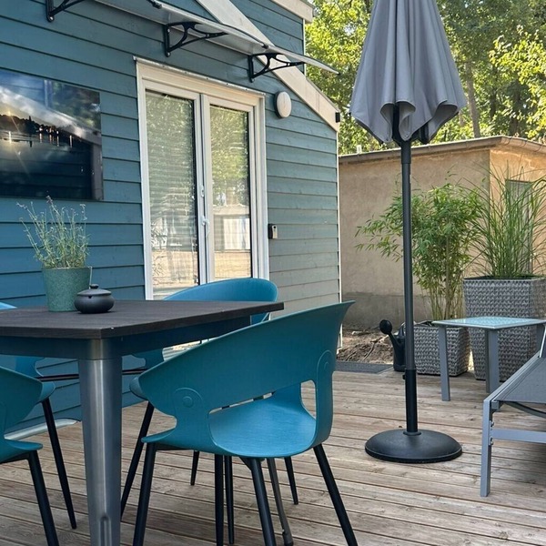 Tiny Home 'Tiny House Nr 2' with private terrace, Wi-Fi and air conditioning