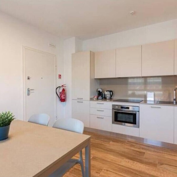 Tower View & Double Balcony - Modern Studio Apartment with Parking