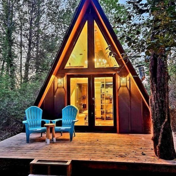 Tranquil A-Frame Cabin Retreat Nature's Serenity