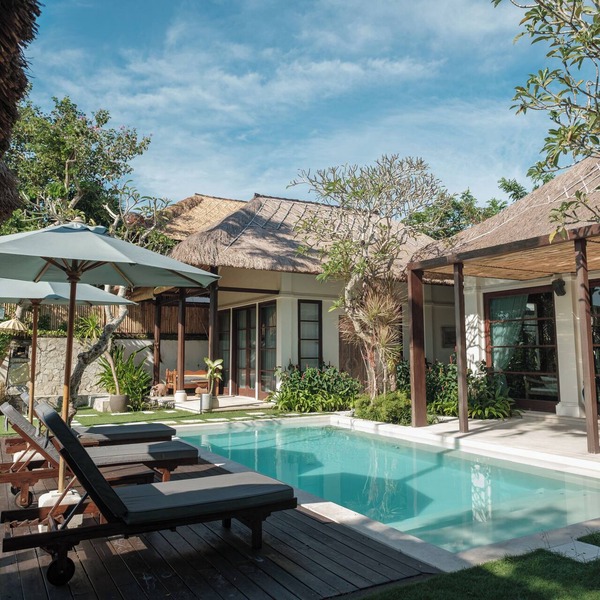 Tranquil three bedrooms villa forest view in Jimbaran