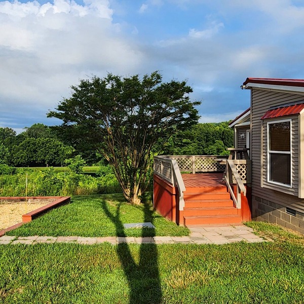 Two bedroom, two full bath cottage in rural Southern Illinois.
