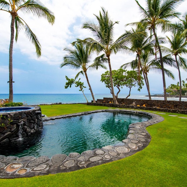 Two Private hosted Oceanfront Homes conveniently located in Kailua Kona, Hawaii