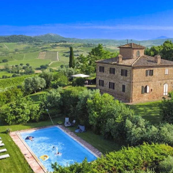 Typical villa with private pool in a panoramic position in southern Tuscany, a few kilometres from t