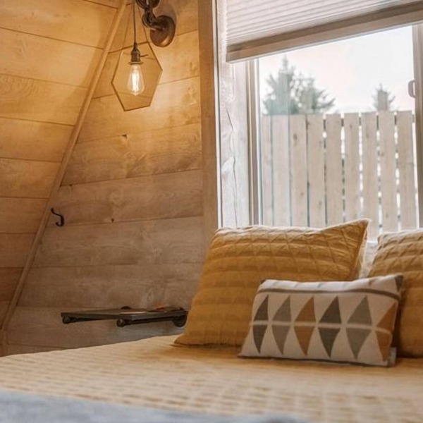 Unique A-Frame Cabin Stay with Shared Bathhouse & Scenic Outdoor Space in Emigrant, Montana