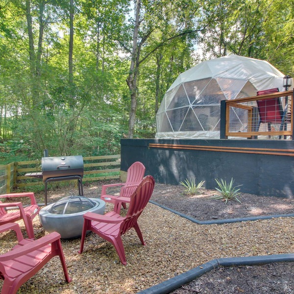 Unique Dome Home w/Deck in Smoky Mountains