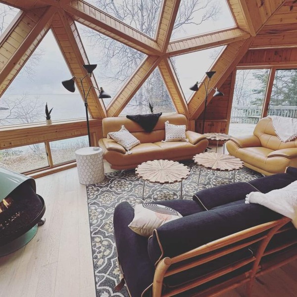 Unique Geodesic Dome on Lake Superior