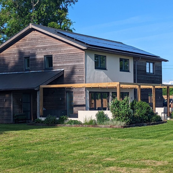 Unique, Spacious, Self-Built Eco House with Huge Garden and Movie Room